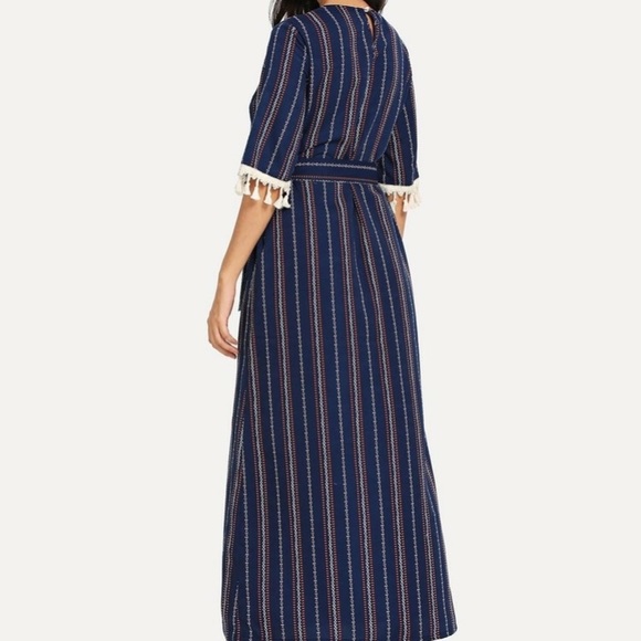 Long navy blue dress - Picture 3 of 5